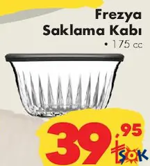 PAŞABAHÇE FREZYA SAKLAMA KABI 175 CC